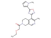 2-(ethoxyacetyl)-6-methyl-5-[5-(1-methyl-1H-pyrrol-2-yl)-1,2,4-oxadiazol-3-yl]-1,2,3,4-tetrahydro-2,7-naphthyridine