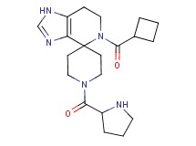 5-(cyclobutylcarbonyl)-1'-prolyl-1,5,6,7-tetrahydrospiro[imidazo[4,5-c]pyridine-4,4'-piperidine] dihydrochloride