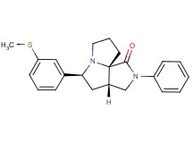 (3aS*,5S*,9aS*)-5-[3-(methylthio)phenyl]-2-phenylhexahydro-7H-pyrrolo[3,4-g]pyrrolizin-1(2H)-one