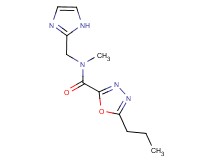 N-(1H-imidazol-2-ylmethyl)-N-methyl-5-propyl-1,3,4-oxadiazole-2-carboxamide