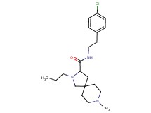 N-[2-(4-chlorophenyl)ethyl]-8-methyl-2-propyl-2,8-diazaspiro[4.5]decane-3-carboxamide