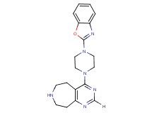 4-[4-(1,3-benzoxazol-2-yl)-1-piperazinyl]-6,7,8,9-tetrahydro-5H-pyrimido[4,5-d]azepine dihydrochloride