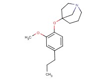 5-(2-methoxy-4-propylphenoxy)-1-azabicyclo[3.2.1]octane