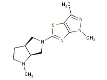 1,3-dimethyl-5-[(3aS*,6aS*)-1-methylhexahydropyrrolo[3,4-b]pyrrol-5(1H)-yl]-1H-pyrazolo[3,4-d][1,3]thiazole
