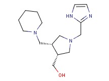 [(3R*,4R*)-1-(1H-imidazol-2-ylmethyl)-4-(piperidin-1-ylmethyl)pyrrolidin-3-yl]methanol