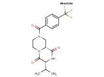 (3R,9aR)-3-isopropyl-8-[4-(trifluoromethyl)benzoyl]tetrahydro-2H-pyrazino[1,2-a]pyrazine-1,4(3H,6H)-dione