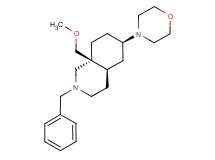 (4aR*,6R*,8aS*)-2-benzyl-8a-(methoxymethyl)-6-(4-morpholinyl)decahydroisoquinoline