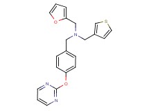 (2-furylmethyl)[4-(pyrimidin-2-yloxy)benzyl](3-thienylmethyl)amine