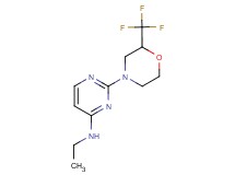 N-ethyl-2-[2-(trifluoromethyl)morpholin-4-yl]pyrimidin-4-amine