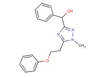 [1-methyl-5-(2-phenoxyethyl)-1H-1,2,4-triazol-3-yl](phenyl)methanol