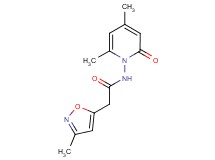 N-(4,6-dimethyl-2-oxopyridin-1(2H)-yl)-2-(3-methylisoxazol-5-yl)acetamide
