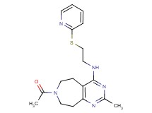 7-acetyl-2-methyl-N-[2-(pyridin-2-ylthio)ethyl]-6,7,8,9-tetrahydro-5H-pyrimido[4,5-d]azepin-4-amine