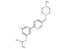 1-{[6-(3-fluoro-5-isopropoxyphenyl)pyridin-3-yl]methyl}-4-methylpiperazine