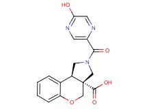 (3aR*,9bR*)-2-[(5-hydroxypyrazin-2-yl)carbonyl]-1,2,3,9b-tetrahydrochromeno[3,4-c]pyrrole-3a(4H)-carboxylic acid