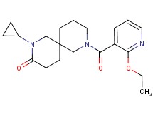 2-cyclopropyl-8-[(2-ethoxy-3-pyridinyl)carbonyl]-2,8-diazaspiro[5.5]undecan-3-one