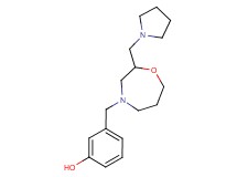 3-{[2-(pyrrolidin-1-ylmethyl)-1,4-oxazepan-4-yl]methyl}phenol