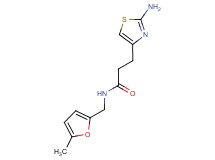 3-(2-amino-1,3-thiazol-4-yl)-N-[(5-methyl-2-furyl)methyl]propanamide