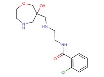 2-chloro-N-(2-{[(6-hydroxy-1,4-oxazepan-6-yl)methyl]amino}ethyl)benzamide dihydrochloride
