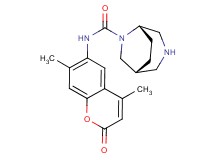 rel-(1R,5S)-N-(4,7-dimethyl-2-oxo-2H-chromen-6-yl)-3,6-diazabicyclo[3.2.2]nonane-6-carboxamide hydrochloride