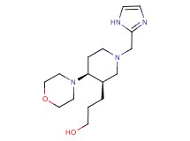3-[(3R*,4S*)-1-(1H-imidazol-2-ylmethyl)-4-morpholin-4-ylpiperidin-3-yl]propan-1-ol