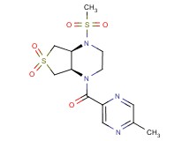 (4aS*,7aR*)-1-[(5-methyl-2-pyrazinyl)carbonyl]-4-(methylsulfonyl)octahydrothieno[3,4-b]pyrazine 6,6-dioxide
