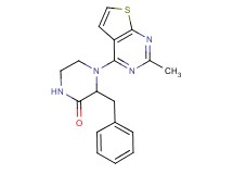 3-benzyl-4-(2-methylthieno[2,3-d]pyrimidin-4-yl)piperazin-2-one