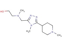 2-(methyl{[4-methyl-5-(1-methylpiperidin-4-yl)-4H-1,2,4-triazol-3-yl]methyl}amino)ethanol