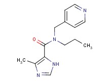4-methyl-N-propyl-N-(pyridin-4-ylmethyl)-1H-imidazole-5-carboxamide