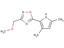 5-(3,5-dimethyl-1H-pyrrol-2-yl)-3-(methoxymethyl)-1,2,4-oxadiazole