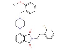 2-[2-(2-fluorophenyl)ethyl]-4-[4-(2-methoxybenzyl)-1-piperazinyl]-1H-isoindole-1,3(2H)-dione