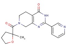7-[(2-methyltetrahydrofuran-2-yl)carbonyl]-2-pyridin-3-yl-5,6,7,8-tetrahydropyrido[3,4-d]pyrimidin-4(3H)-one