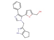 {5-[4-phenyl-1-(1,4,5,6-tetrahydrocyclopenta[c]pyrazol-3-ylmethyl)-1H-imidazol-5-yl]-2-furyl}methanol