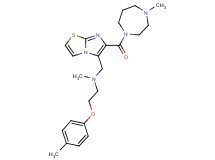 N-methyl-N-({6-[(4-methyl-1,4-diazepan-1-yl)carbonyl]imidazo[2,1-b][1,3]thiazol-5-yl}methyl)-2-(4-methylphenoxy)ethanamine