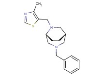 (1S*,5R*)-3-benzyl-6-[(4-methyl-1,3-thiazol-5-yl)methyl]-3,6-diazabicyclo[3.2.2]nonane
