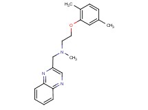 2-(2,5-dimethylphenoxy)-N-methyl-N-(quinoxalin-2-ylmethyl)ethanamine