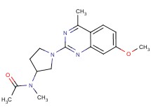 N-[1-(7-methoxy-4-methylquinazolin-2-yl)pyrrolidin-3-yl]-N-methylacetamide