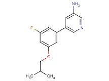 5-(3-fluoro-5-isobutoxyphenyl)pyridin-3-amine
