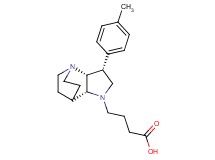 4-[(3R*,3aR*,7aR*)-3-(4-methylphenyl)hexahydro-4,7-ethanopyrrolo[3,2-b]pyridin-1(2H)-yl]butanoic acid
