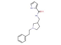 N-{[1-(2-phenylethyl)pyrrolidin-3-yl]methyl}-1H-pyrrole-2-carboxamide