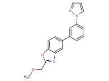2-(methoxymethyl)-5-[3-(1H-pyrazol-1-yl)phenyl]-1,3-benzoxazole