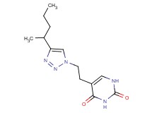 5-{2-[4-(1-methylbutyl)-1H-1,2,3-triazol-1-yl]ethyl}pyrimidine-2,4(1H,3H)-dione