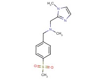 N-methyl-1-(1-methyl-1H-imidazol-2-yl)-N-[4-(methylsulfonyl)benzyl]methanamine
