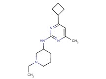 4-cyclobutyl-N-(1-ethylpiperidin-3-yl)-6-methylpyrimidin-2-amine