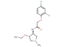 2-(2,4-dichlorophenoxy)-N-[(3S*,4S*)-4-ethoxy-1-methyl-3-pyrrolidinyl]acetamide