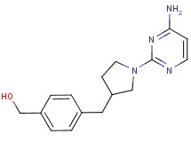 (4-{[1-(4-aminopyrimidin-2-yl)pyrrolidin-3-yl]methyl}phenyl)methanol