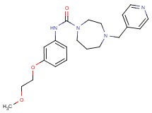 N-[3-(2-methoxyethoxy)phenyl]-4-(pyridin-4-ylmethyl)-1,4-diazepane-1-carboxamide