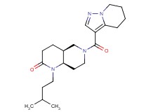 (4aS*,8aR*)-1-(3-methylbutyl)-6-(4,5,6,7-tetrahydropyrazolo[1,5-a]pyridin-3-ylcarbonyl)octahydro-1,6-naphthyridin-2(1H)-one