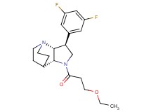 (3S*,3aR*,7aR*)-3-(3,5-difluorophenyl)-1-(3-ethoxypropanoyl)octahydro-4,7-ethanopyrrolo[3,2-b]pyridine