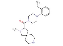 3-{[4-(2-ethylphenyl)-1-piperazinyl]carbonyl}-2-methyl-2,8-diazaspiro[4.5]decane dihydrochloride