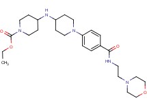 ethyl 4-({1-[4-({[2-(4-morpholinyl)ethyl]amino}carbonyl)phenyl]-4-piperidinyl}amino)-1-piperidinecarboxylate